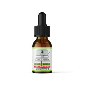 Full Spectrum Cold-Pressed 2% CBD Oil - BLACKCURRANT Flavour - 10ml