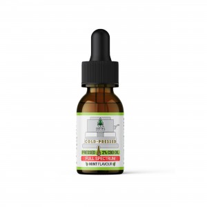Full Spectrum Cold-Pressed 2% CBD Oil - MINT Flavour - 10ml