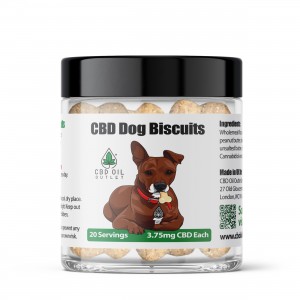CBD Dog Biscuits - TUB OF 10 (20 days supply)