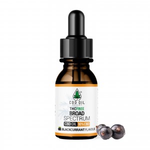 Broad Spectrum 3000mg CBD Oil - BLACKCURRANT Flavour - 30ml